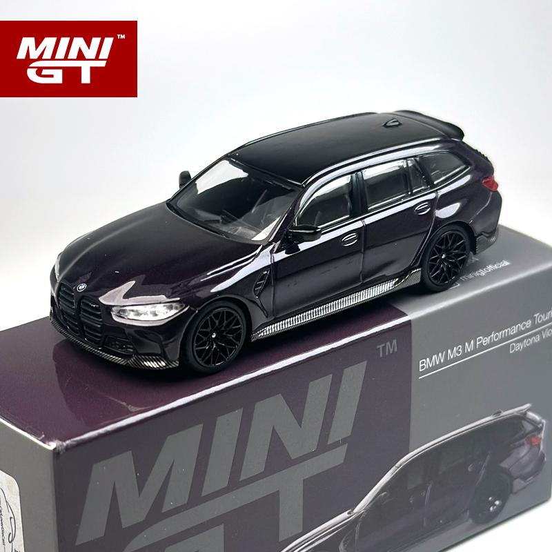 

MINIGT 1:64 BMW M3 M Performance Touring Daytona Violet MGT Purple alloy car Model 896