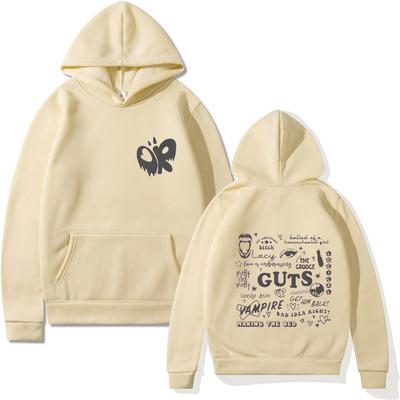 Cartoon Printed European and American Graphic Unisex Printed Pullover Olivia Rodrigo Hoodie Men's Hooded Sweatshirt