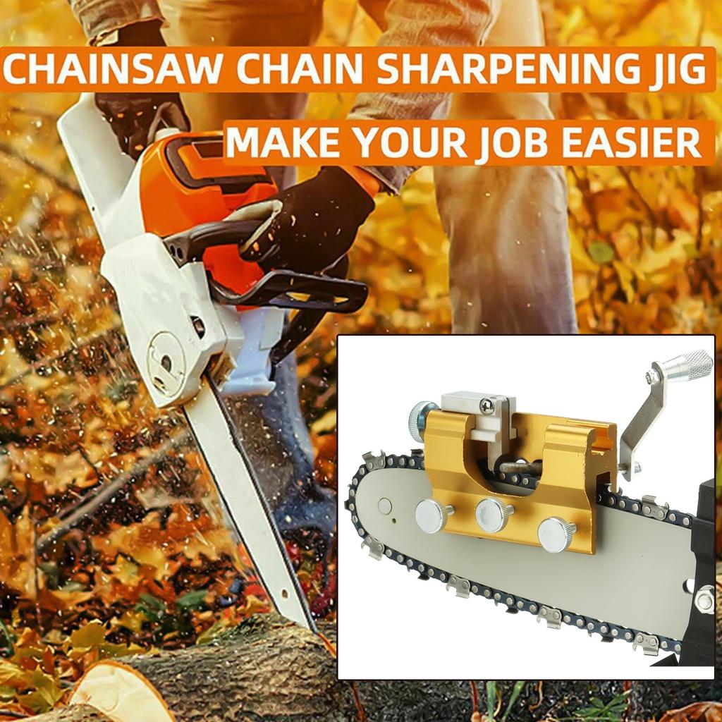 Universal Portable Chainsaw  Sharpener Chain Sharpening Jig Easy To Use Chainsaw Sharpening Outdoor Electric Saws Gardening 3.9 X 1.8 X 2.6in