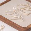 Elegant Bow Freshwater Pearl Stud Earrings