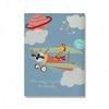 Space Nursery Print Wall Art Hero Bear Elephant Goose Giraffe Airplane Poster Baby Boy Room Home Decor Canvas Painting Pictures