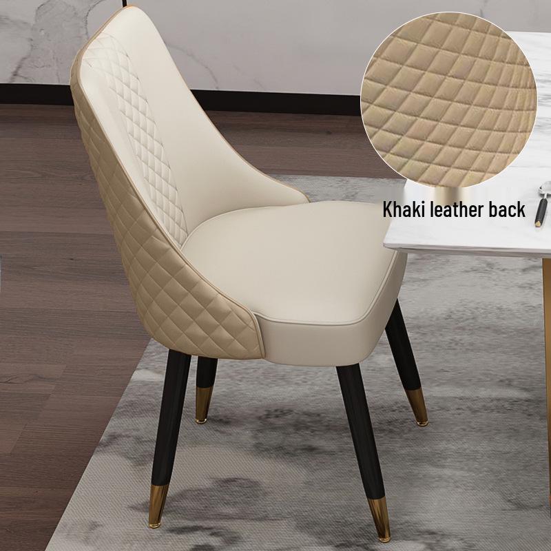 Modern Minimalist Tech Fabric Dining Chair for Home or Hotel Use