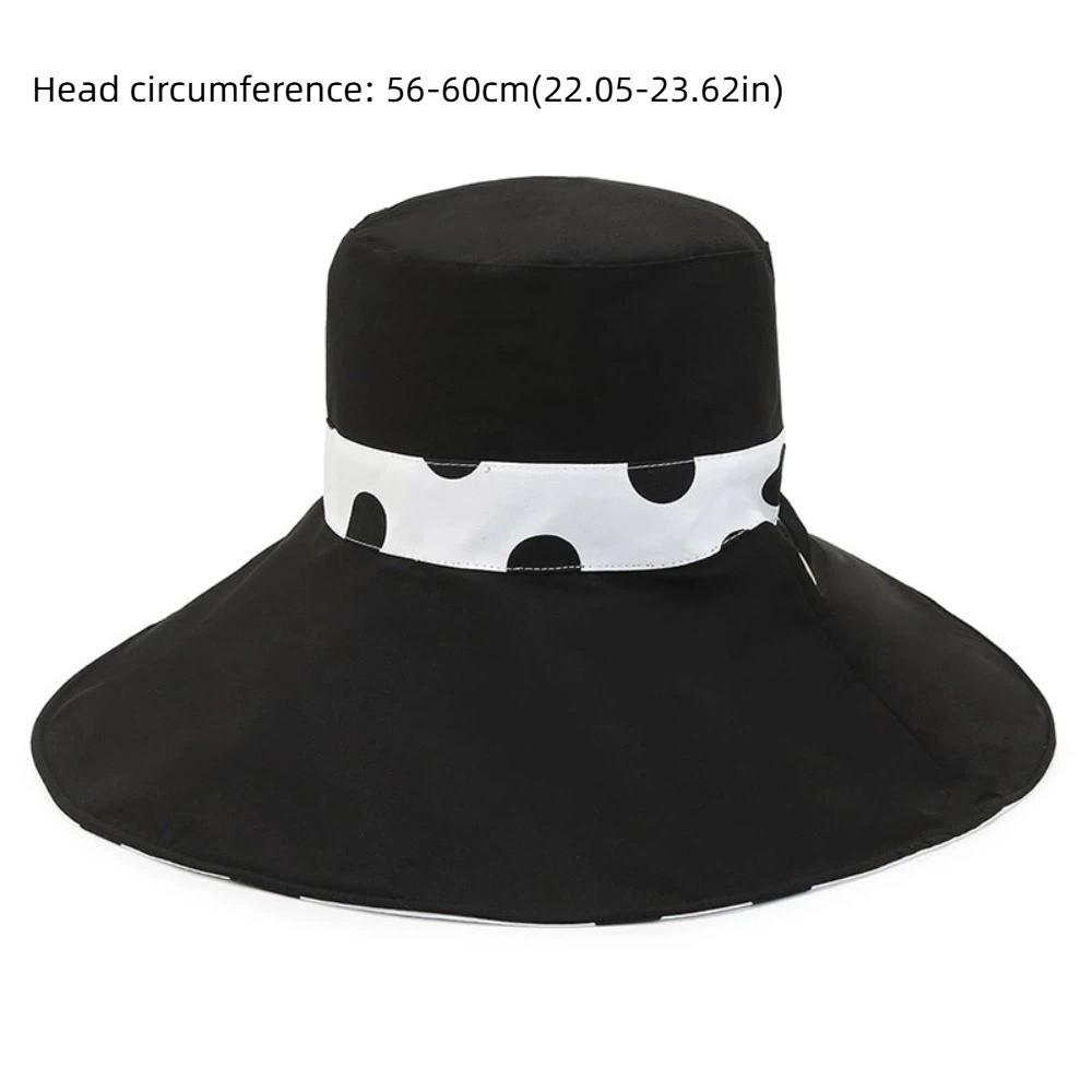 Breathable Sun Hat Wide Brim Visor Cap Fashion Bucket Hat Beach