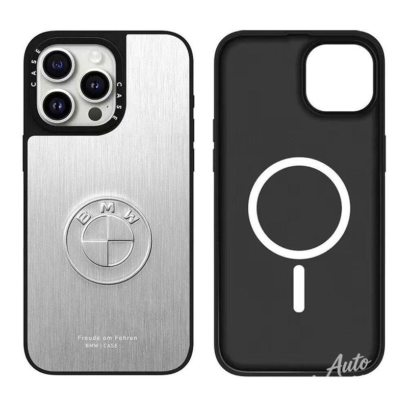 BBKG7 For BMW M Power MagSafe Optional Phone Case Shockproof Magnetic Protect Cover For IPhone 17 16 15 Plus 14 13 12 Pro Max Sticker