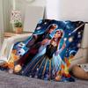 1pc Frozen Printing Blanket - Soft, All-Season Throw for Living Room, Bedroom,Personalized Gift with Adorable Cartoon Design