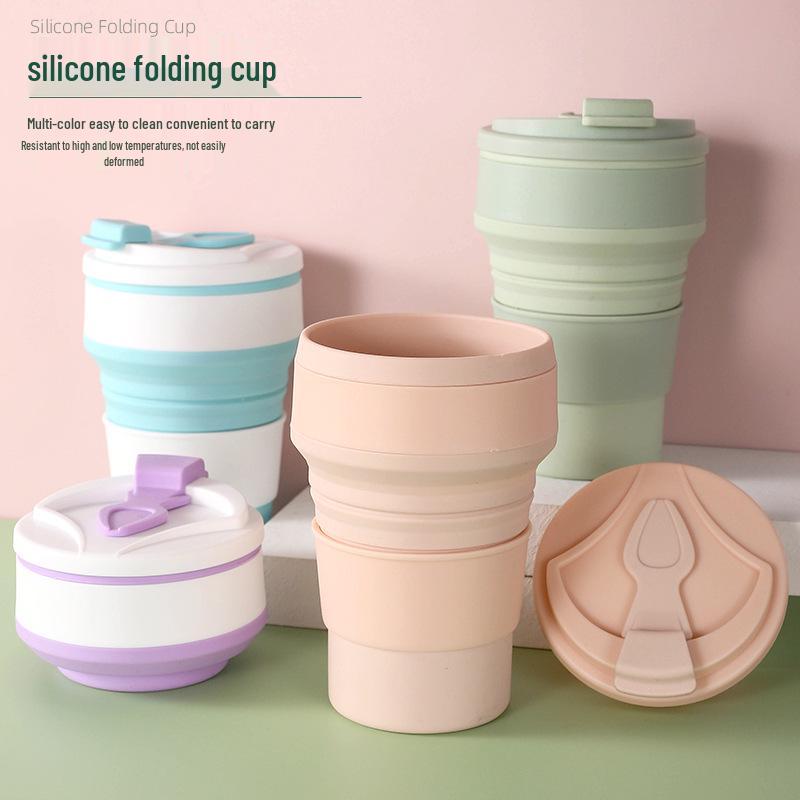 Portable Collapsible Silicone Water Cup for Outdoor Travel