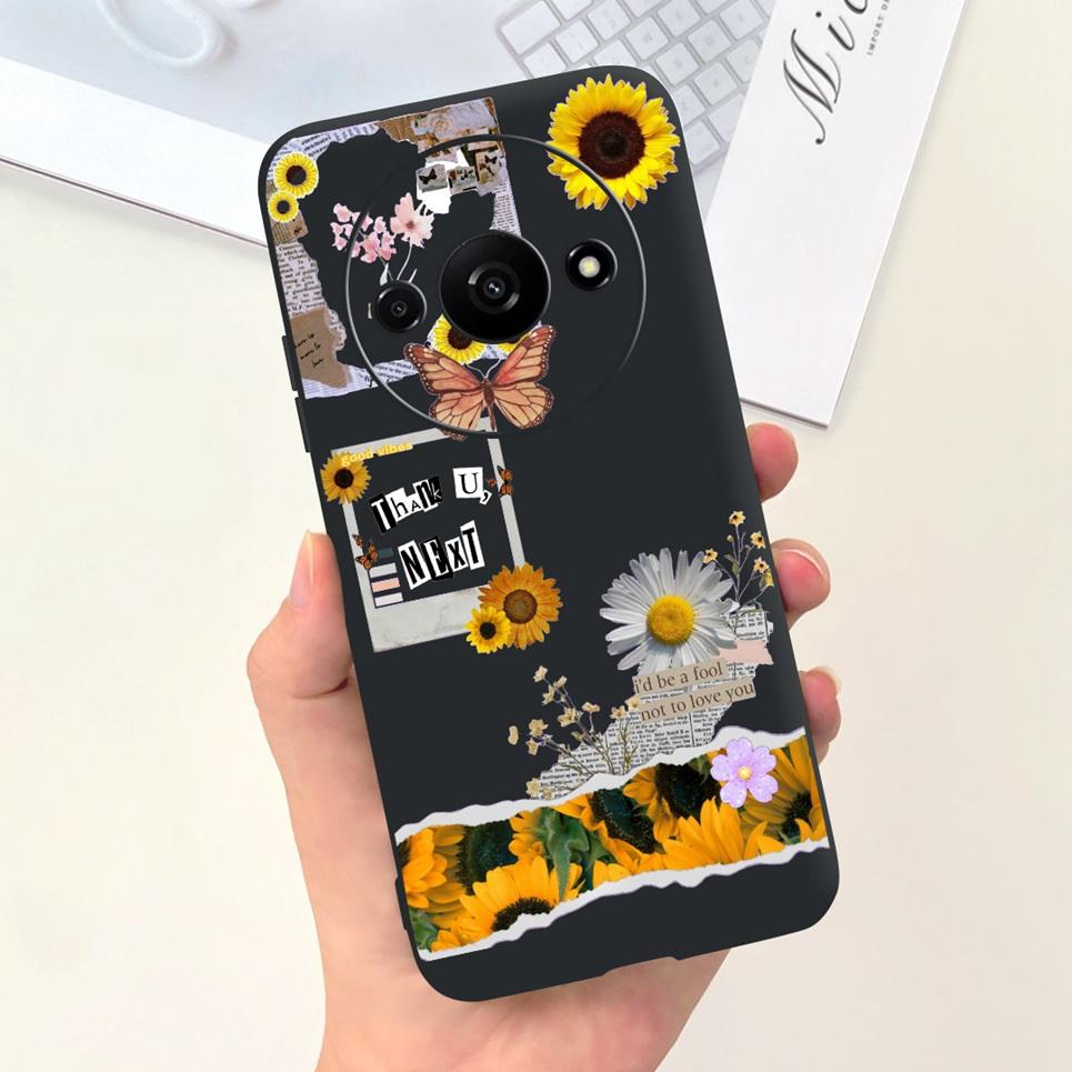 For Funda Xiaomi Redmi A3 Case Women Fashion Girly Flower Butterfly Bumper For Xiaomi Mi A3 Mia3 RedmiA3 Coque Soft Silicone