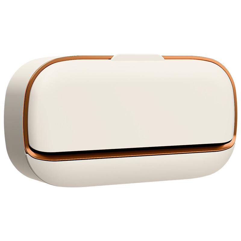 

1Pc Soap Box Wall-Mounted Light Luxury Soap Holder Punch-Free Soap Box Drain Laundry Soap Box For Easy Cleaning белый