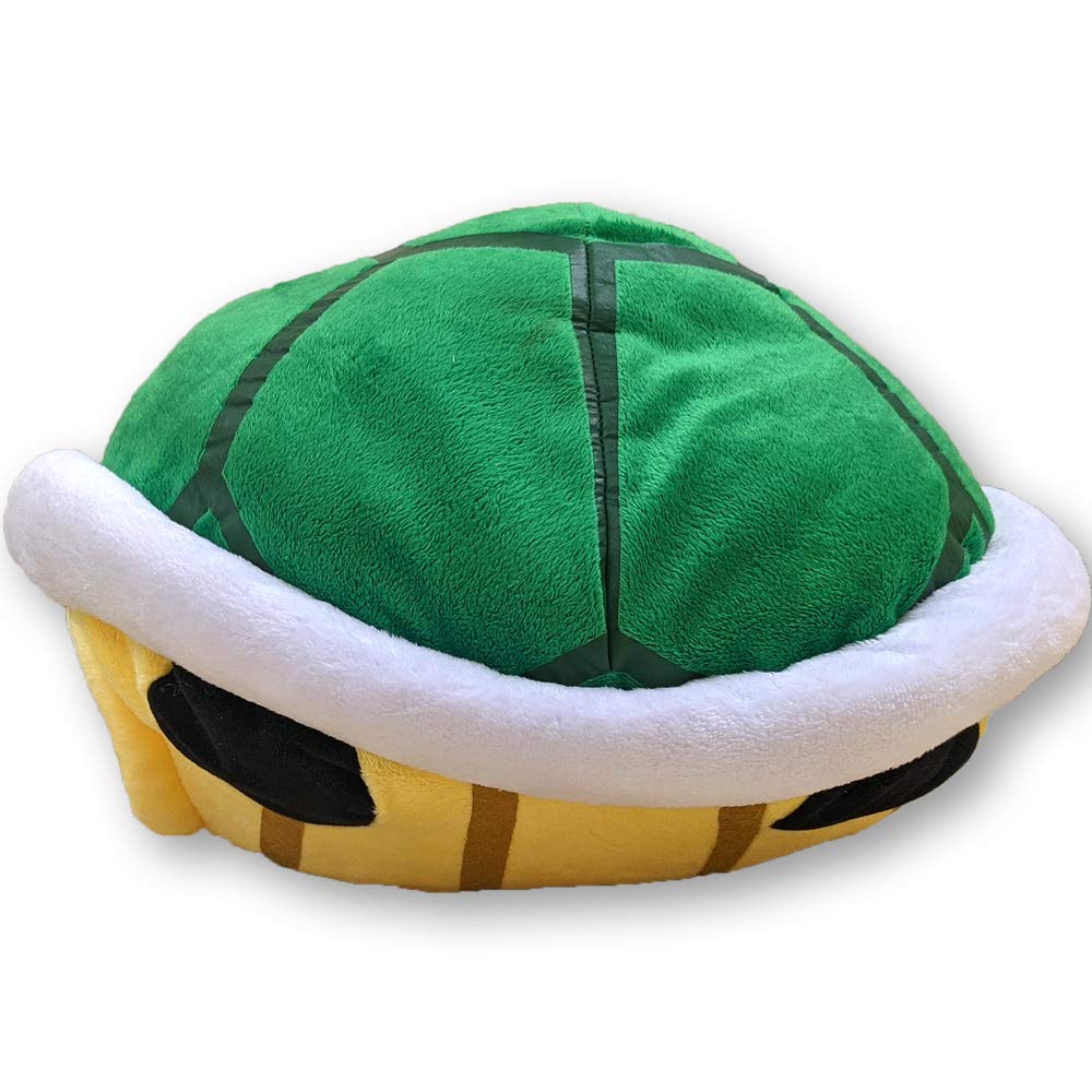 Super Mario Extra Large Turtle Shell Plush Toy, 35cm (Green Shell)