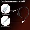 Speedometer Cable for Honda Civic CRX CX DX EX LX HF SI M/T 1988-1992, Speedometer Drive Cable Assembly No.78410-SH3-A02/78410-SH3-A00/78410-SH3-A01,
