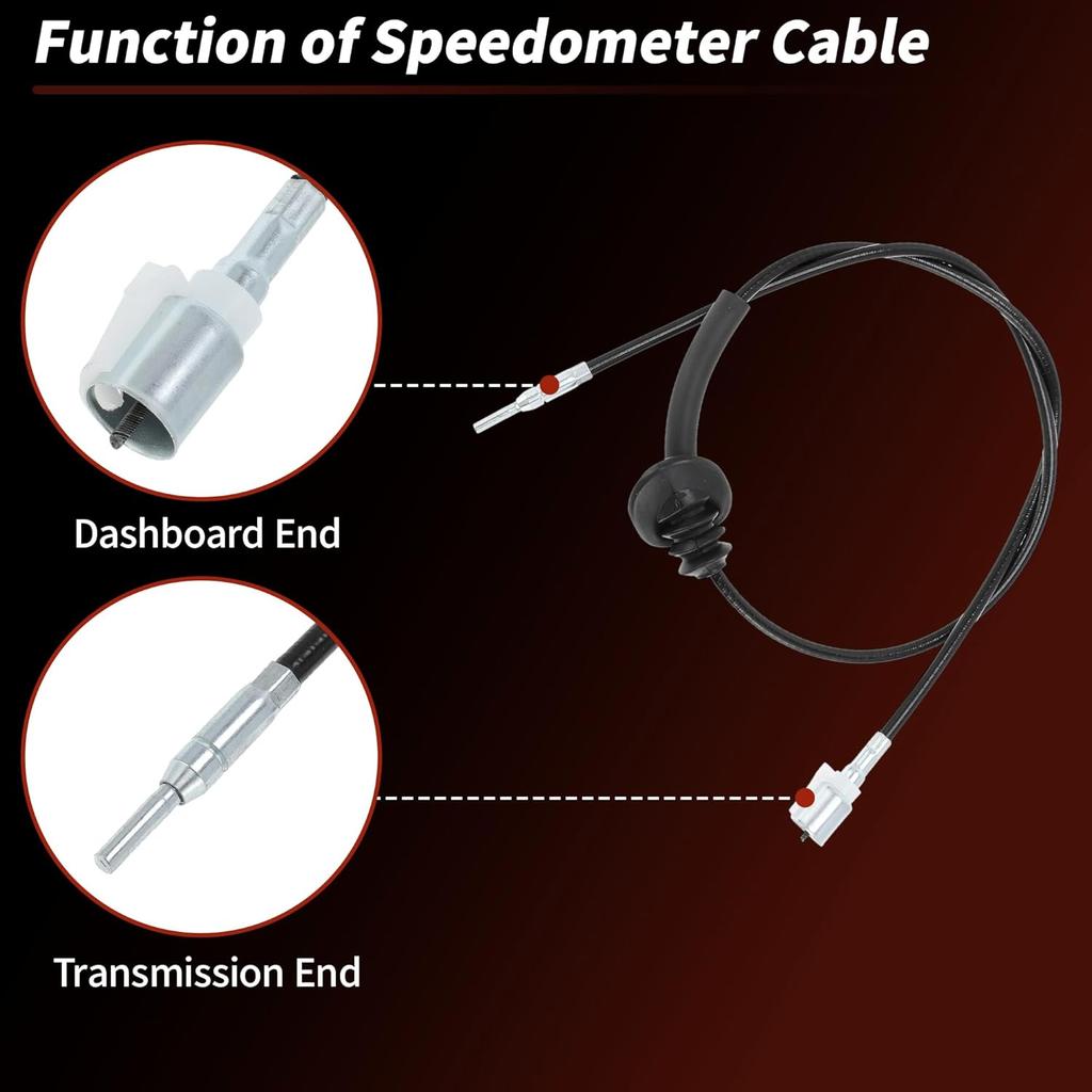 Speedometer Cable for Honda Civic CRX CX DX EX LX HF SI M/T 1988-1992, Speedometer Drive Cable Assembly No.78410-SH3-A02/78410-SH3-A00/78410-SH3-A01,