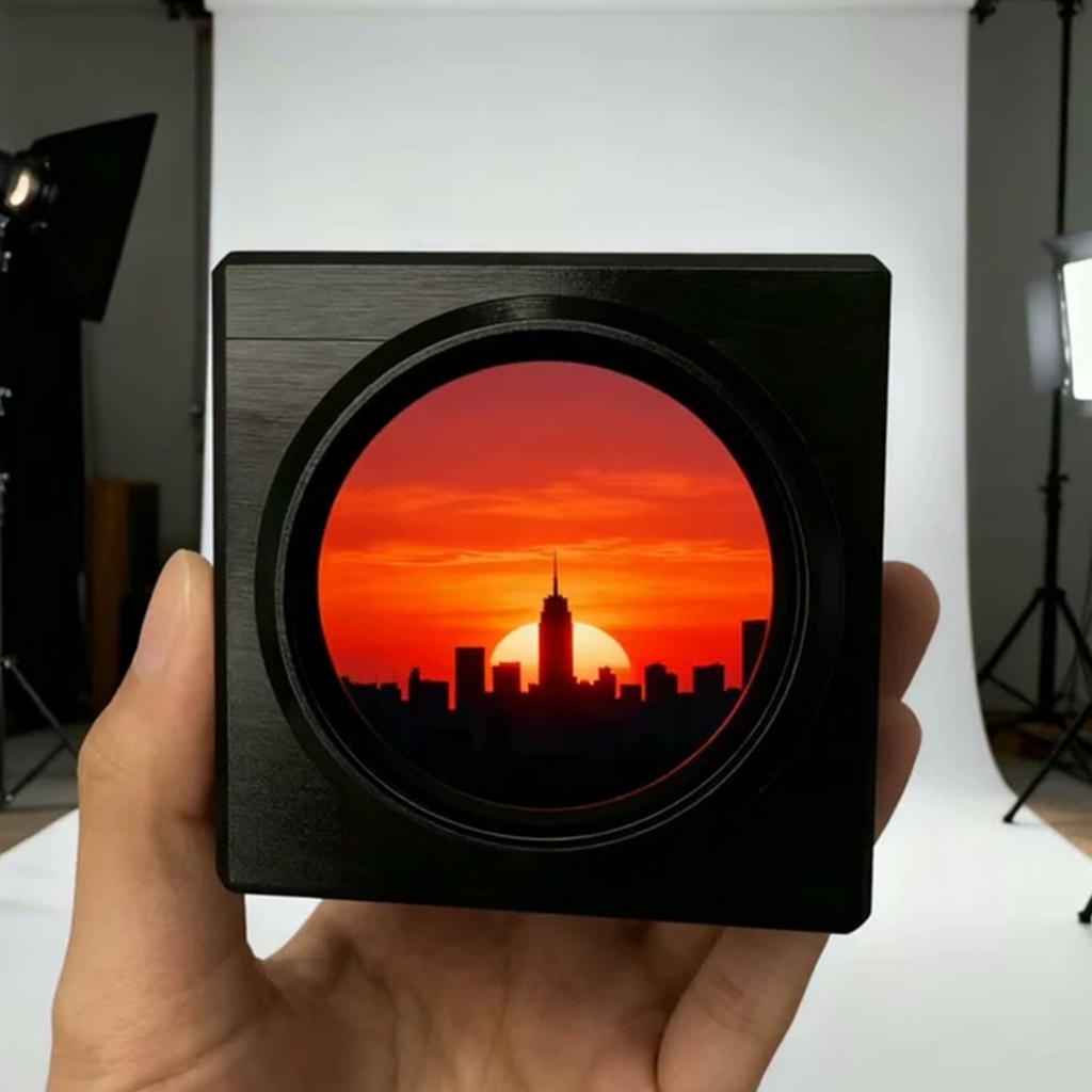 User Friendly Reflective Finder Keyring Waist Level Viewfinder Keychain For Compact Portability And Trendy Decoration