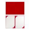 1Pcs Thicken A3 A4 Paper Hardcover Plush Surface File Page Folder  Signing Contract