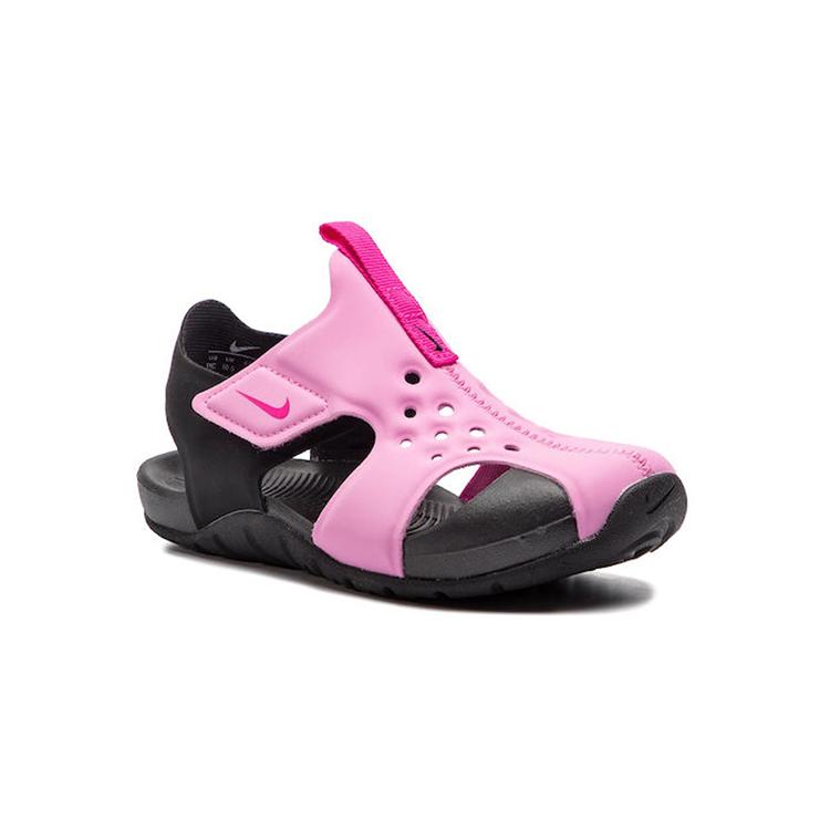 New Nike Sunray Protect 2 Sandal Pink Black Children Aged 3 7 Years Old 943826-602