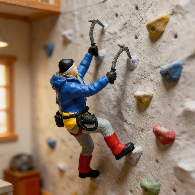 Realistic Hiking People Figure Model 1:64 Scale Hand Painted Miniature Figures for Dioramas Props,Photography Collectors