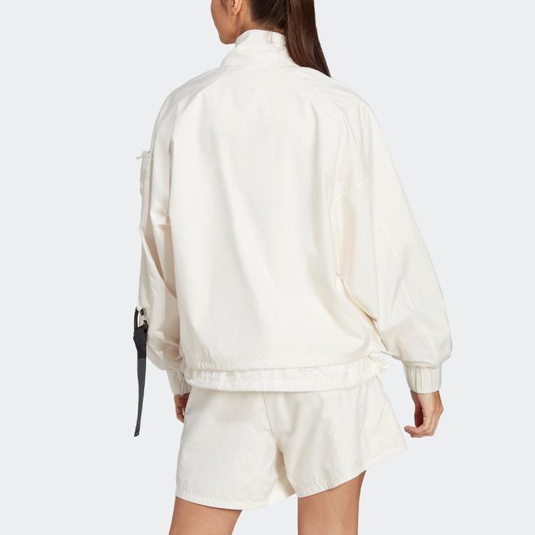 (WMNS) adidas City Escape Loose Track Tops 'White' Women's IA2135