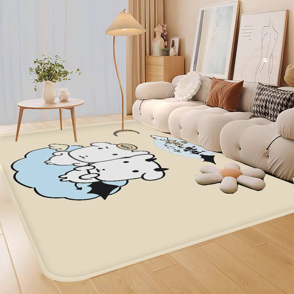 Cute GANADI Entrance Door Mat Washable Non-Slip Living Room Sofa Chairs Area Mat Kitchen Welcome Doormat