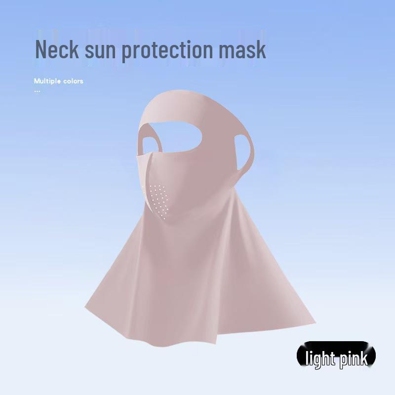 Eis-Seide UV-Schutz Facekini: Atmungsaktiv, Sonnenschutz mit Augeneckenschutz