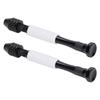 2Pcs Hand Twist Drill Handheld Adjustable Pin Vise Drill Bit Chuck 0.3‑3.2mm Clamping Range