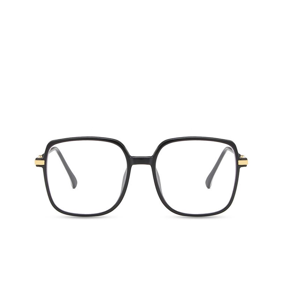 Trendy Korean Anti-Blue Light Matte Square Glasses for Women - Prescription-Compatible