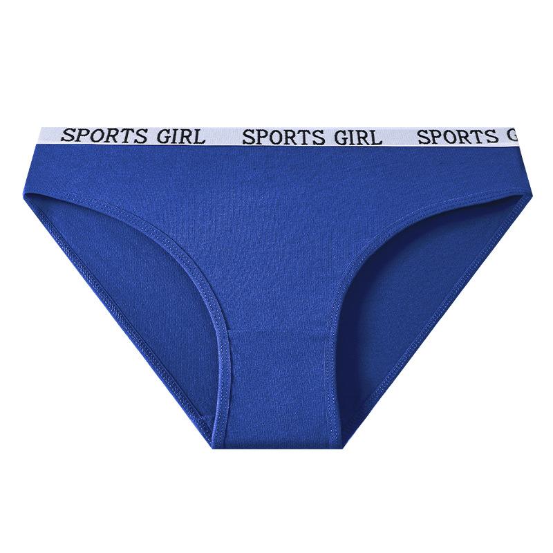 

Нижнее белье с буквенным принтом и низкой талией, сексуальное нижнее белье, удобное для фитнеса и спорта, большие размеры, чистый хлопок, треугольные женские трусики L