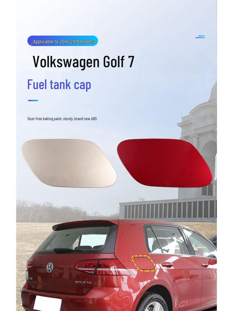 Zewnętrzna pokrywa zbiornika paliwa i korek wlewu paliwa do Golfa 7/7.5
