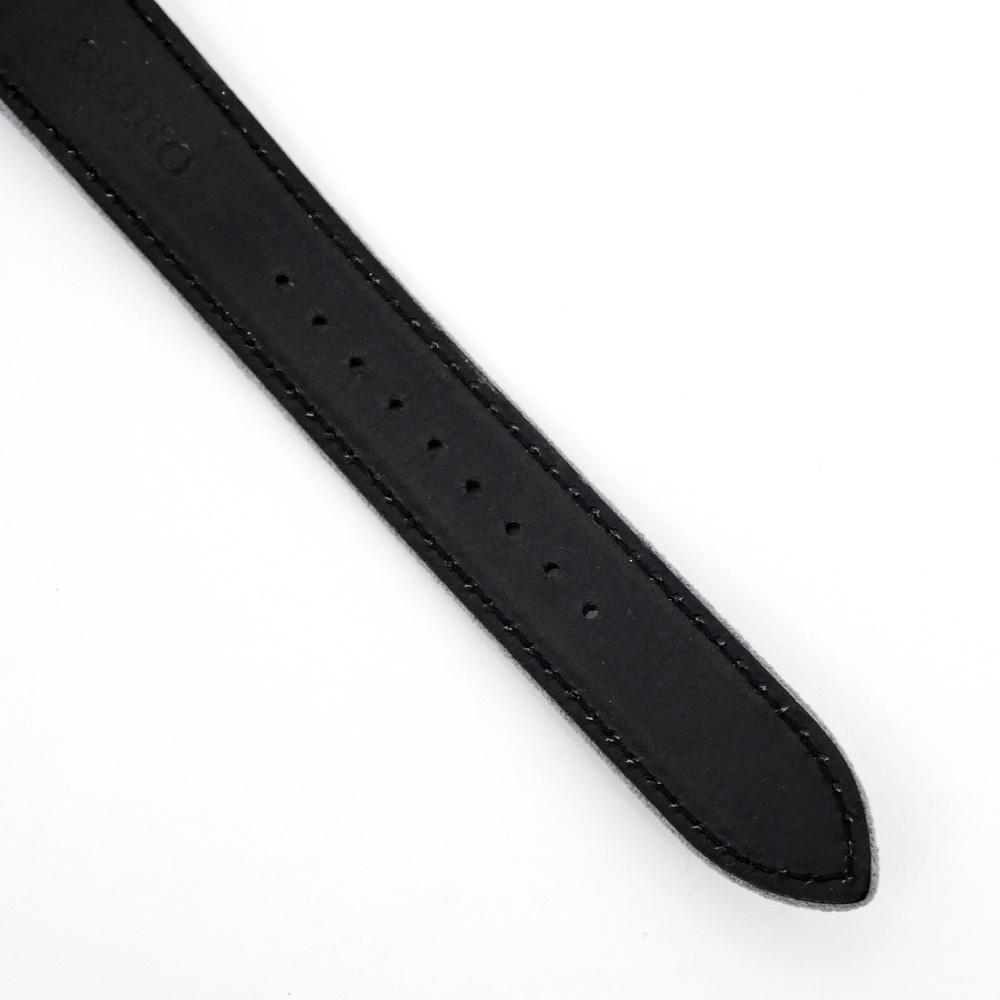 SEIKO Replacement Strap with Gray 20mm Lug Watch Strap [Meito] D-Buckle, Suede, Width, Parts, Accessories