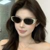 2026 New Metal Small Frame Cat's Eye Sunglasses Women's Fashion Versatile Premium Sensitive UV Protection Sunglasses
