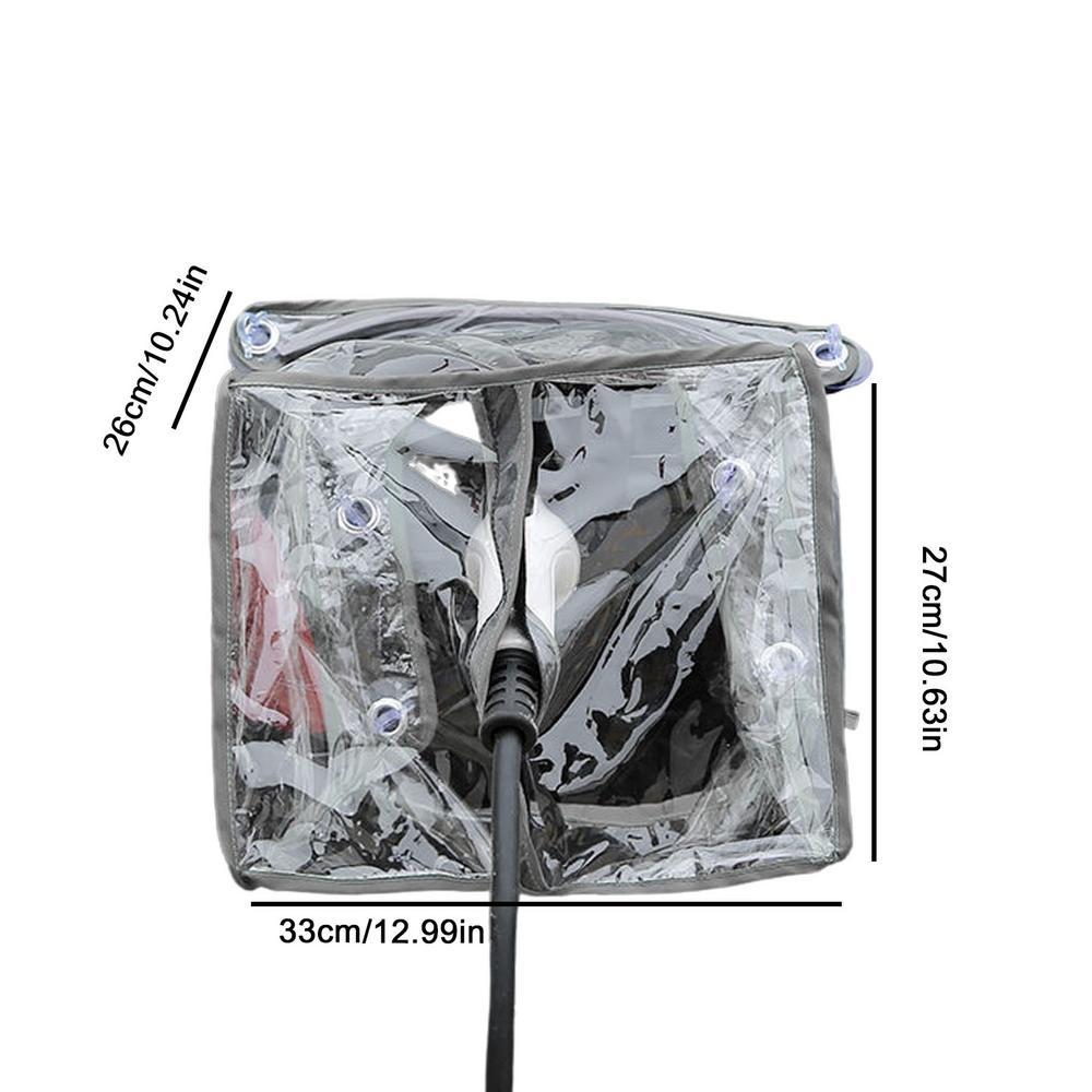 

Пылезащитный чехол для автомобильного зарядного устройства, защита от солнцезащитного крема, автомобильные аксессуары, водонепроницаемая зарядка электромобиля красный