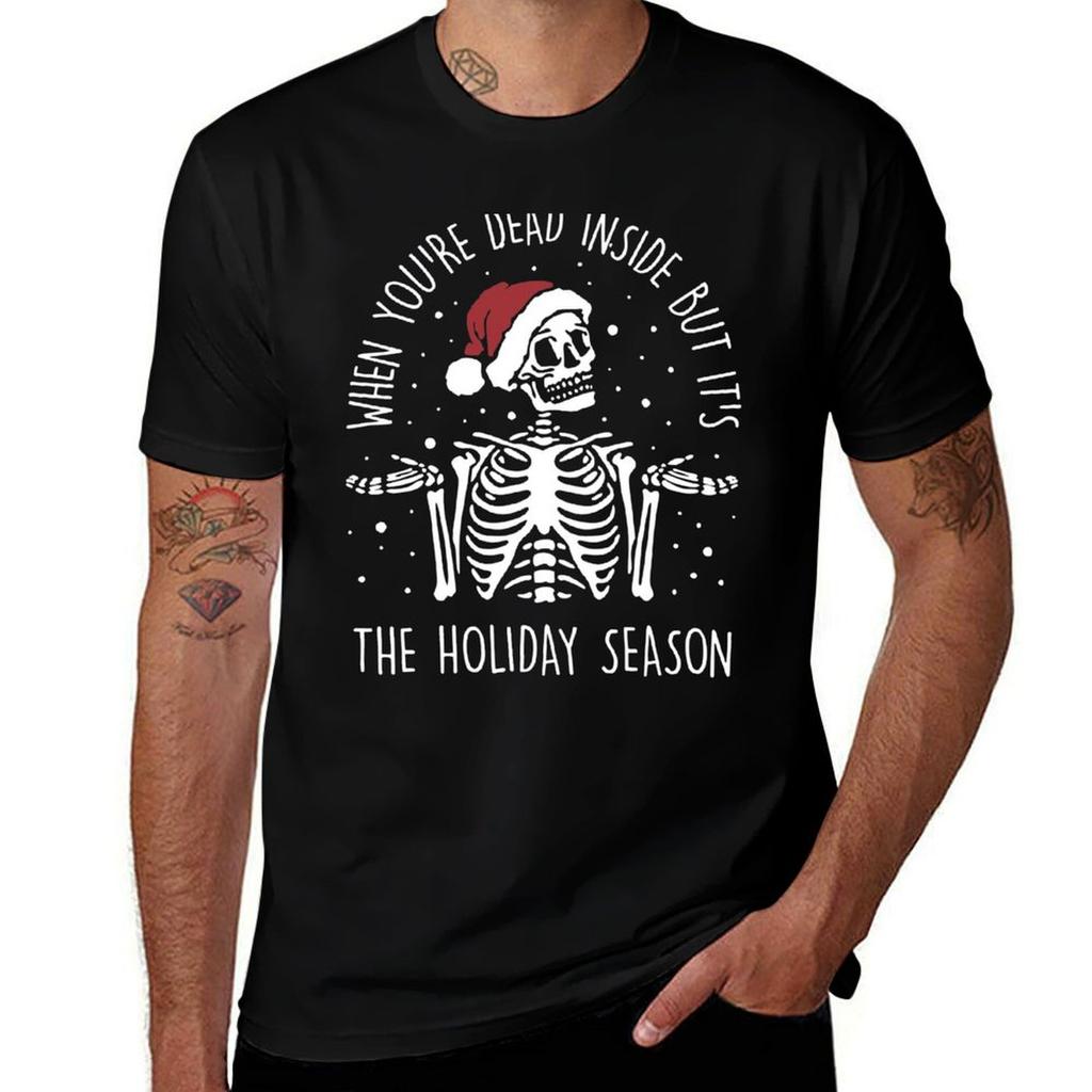 Ugly Holiday Sweaters When Youre Dead Inside Merry Christmas Santa Claus 2021 Tree Reindeer Funny SnowUnisex Elf Ha TShirt