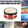 100ml Car Scratch Remover Car Scratch Eraser Long-Lasting Coating Repair Agent with Sponge Cleaning Paste Paint Care Wax