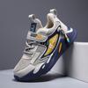 Four Seasons Children's Fashion Sports Shoes Mesh Boys' Running Sneakers Flat Casual Walking Student Shoes Lightweight