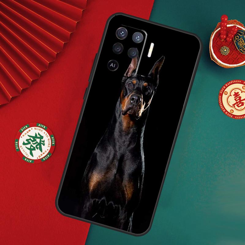 Dachshund Doberman Dog Case For Oppo A76 A16 A96 A17 A60 A40 A80 A98 A58 A78 A18 A38 A57 A74 A54 A94 A15 A5 A6 Pro