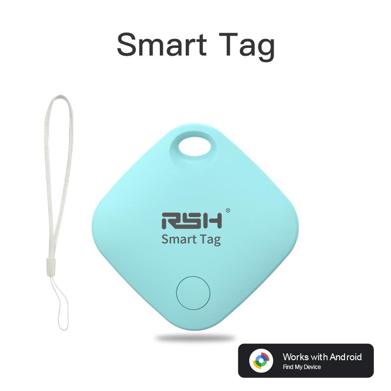 RSH Smart GPS Tracker for Android Device Bluetooth Tag Work With Google Find My Bag Luggage Key Finder for Xiaomi Pixel Motorola