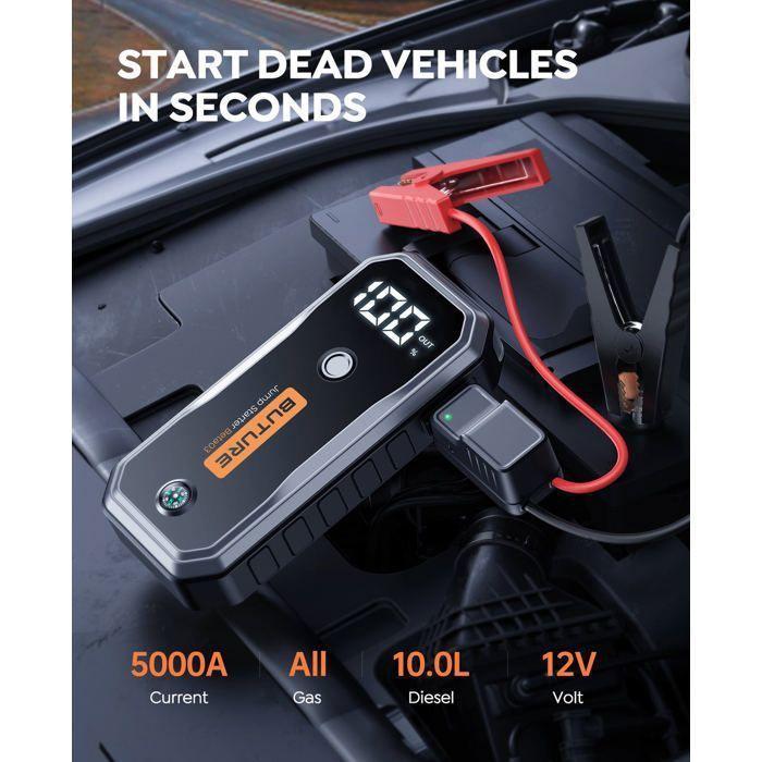 Batterie externe - Booster BUTURE - 26800 mAh - 160W DC - Charge rapide 18W