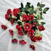 Simulated Plant Chinese Rose Wedding Hotel Restaurant Desktop Props Decoration