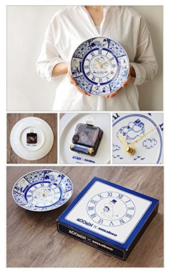 Moomin × Amabro SOMETSUKE CLOCK TIME GOES ON [Black]