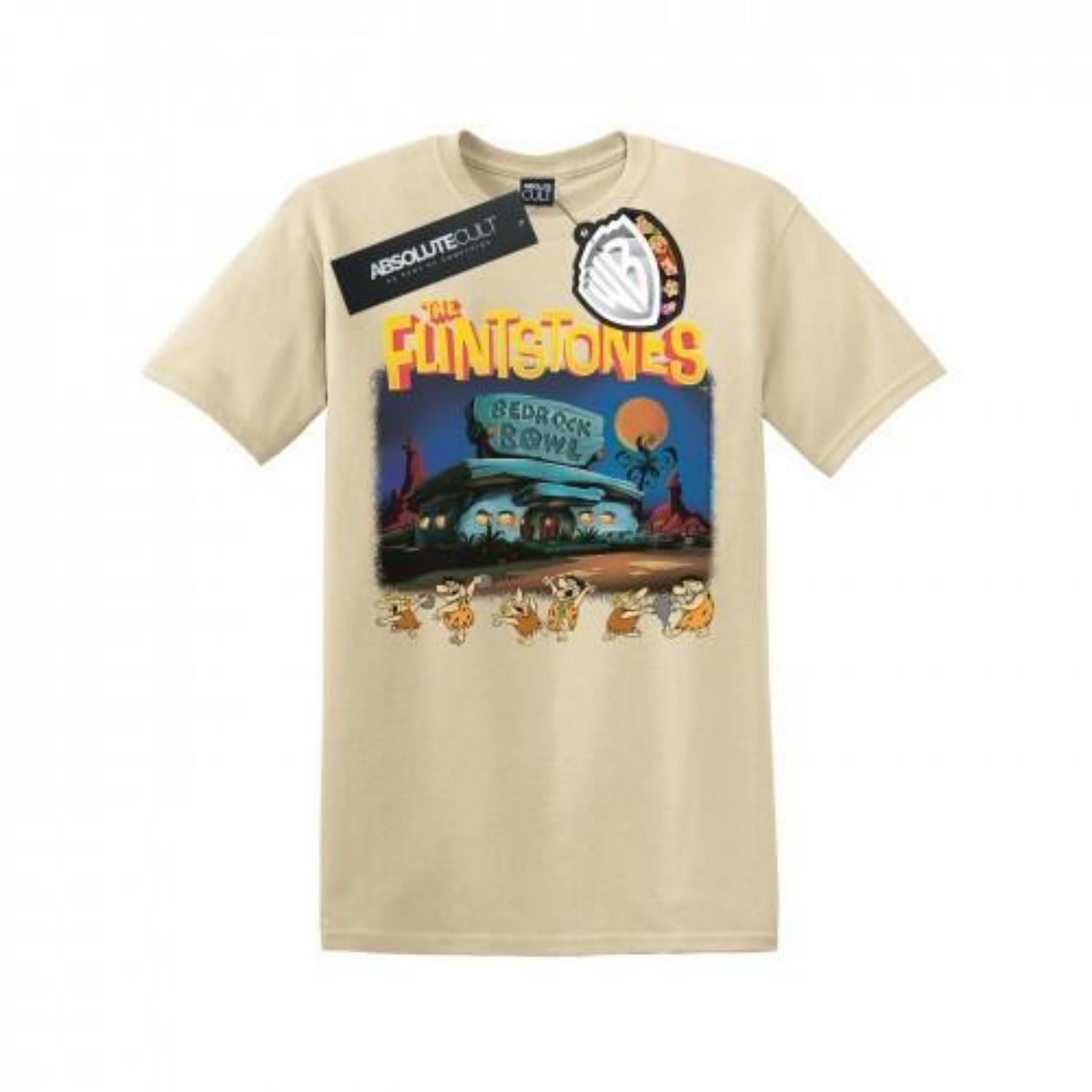 The Flintstones Mens Champions Of Bedrock Bowl T-Shirt S чёрный