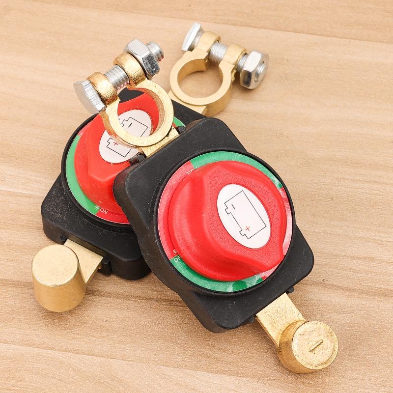 12V-48V Universal Car Battery Positive Pole Disconnect Switch Corrosion-Resistant for Sedans SUV Commercial Vehicles Accessories