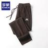 ROMON Men's Loose-Fit Thick Casual Jogger Sweatpants