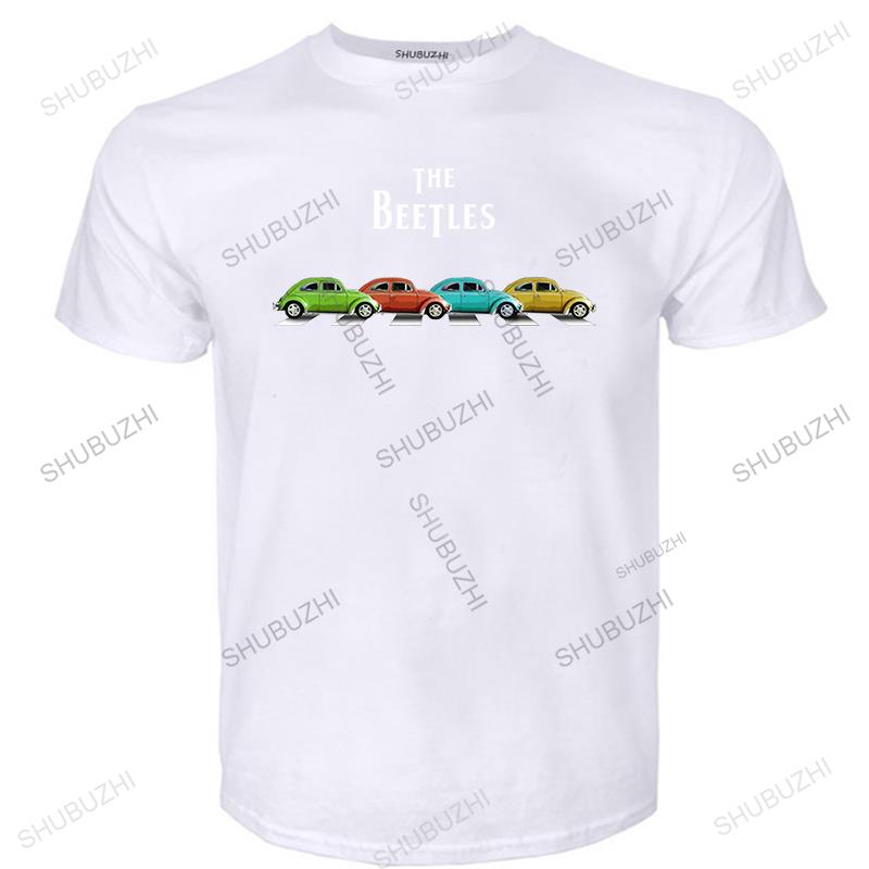 Tricou de vară pentru bărbați de înaltă calitate Mașină Buggy Clasic Vintage The Beetles Old Bugs Lover modă unisex cu gât rotund negru