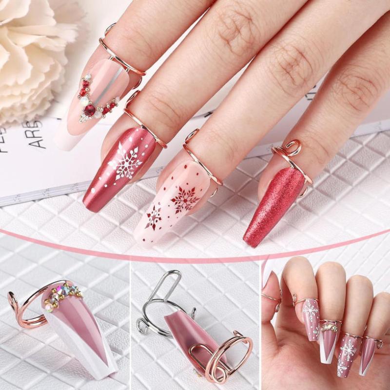Reusable Thin Nail Rings For Women Daily Fingertip Decoration Protective Cover Trendy Ring Jewelry Gift To Girlfriend Manicure