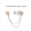 With Chain Magnetic Clothing Clips Legs Cuff Fixing Buttonless Clips Magnet Clips  Shirts