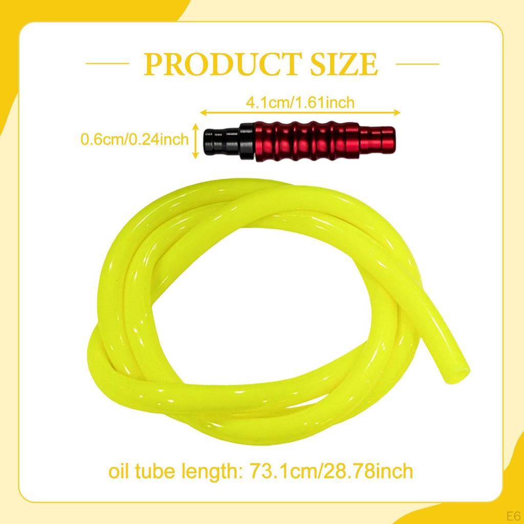Motorcycle Oil Tank Valve Hose Modification Easy To Use Riding Install Maintenance Outdoor