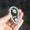 Sprocket Flywheel Fidget Spinner Toy Stress Anxiety Relief Kids Teens Adults Metal Bike Chains Fingertip Gear Gyroscope Sensory Spinning Toy