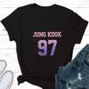 Tops for Women V(taehyung) Jungkook Fan T Shirt Women Suga Kpop Harajuku Tshirt Woman Tshirts Aesthetic Clothes Streetwear