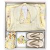 3 Years Old Girl Kimono Set Lace Cover Set Festival Peach Festival and Light Weeping Cherry [Muromachi-st.] Shichi-Go-San Doll's "Light Yellow,