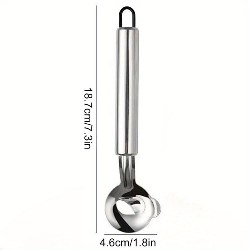 2 Pcs Cactus Thorn Remover, Cactus Peeler Tool, 7.3in Spoon Knife Sliced Noodle Cutting Knife with Hole for Kitchen Cooking Cactus Noodle