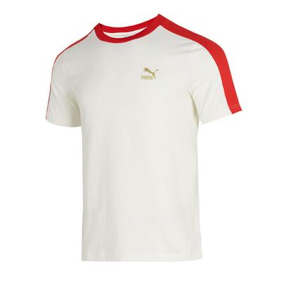 Breathable Casual Round Neck Pullover Short Sleeve T-Shirt Men Tops Off-White 629229-65