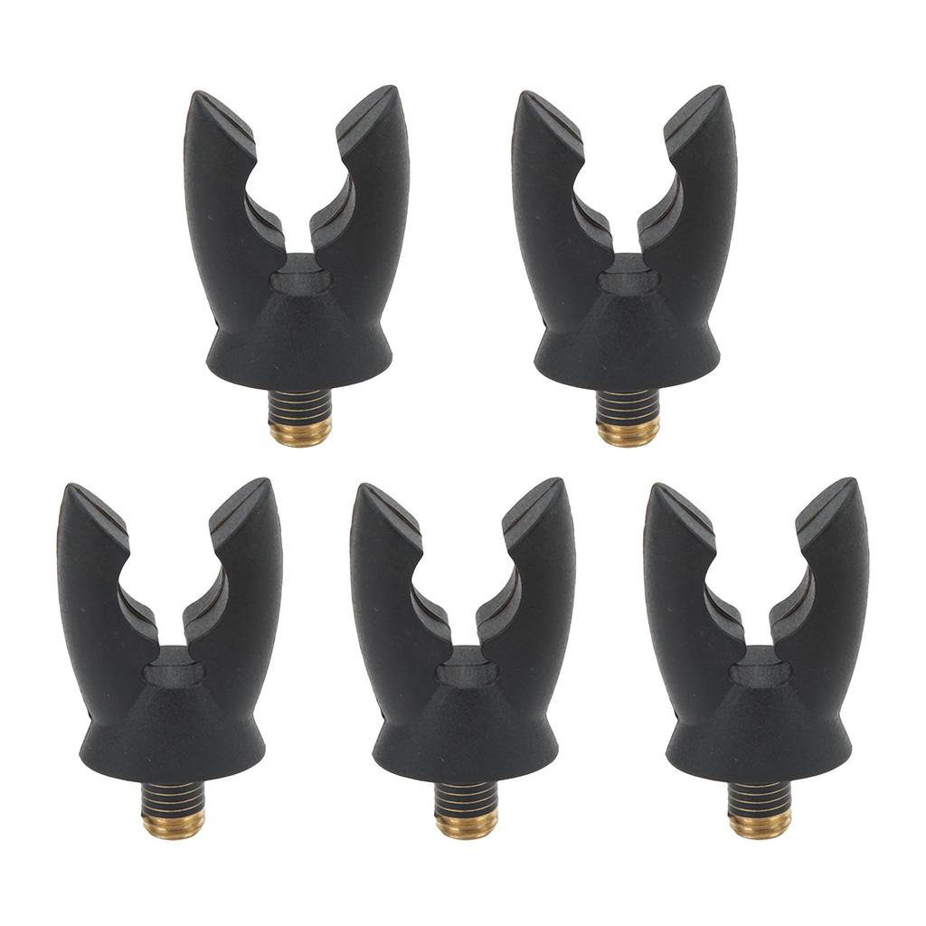 Fishing Rod Rest Head Prevent Slip Silicone Fishing Pole Grip Holder Bracket for Sea Fishing 5pcs